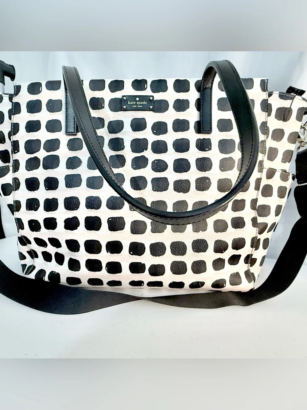 Kate Spade Grove Street Kaylie Polka Dot Baby Diaper Bag 21” x 13